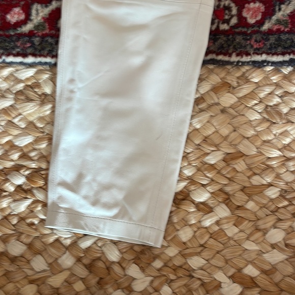 Zeynep arcay 100% leather white high waisted pants fully lined in 100% silk - Picture 8 of 13